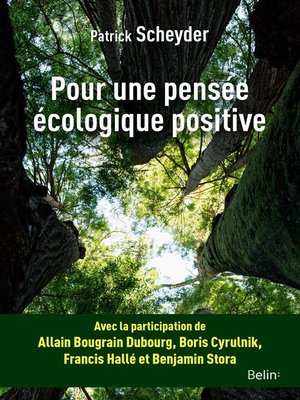cover image of Pour une pensée écologique positive